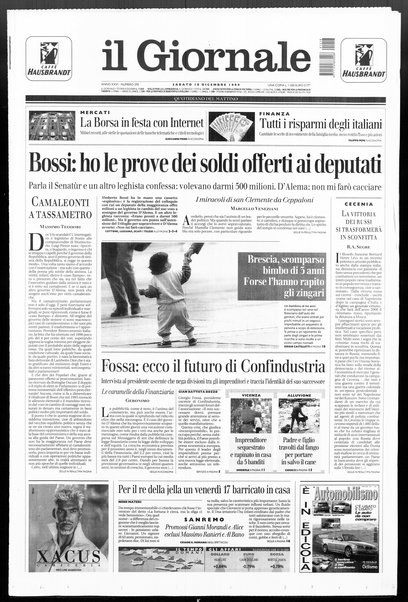 Il giornale : quotidiano del mattino